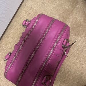 Leather Cole Haan pink purse